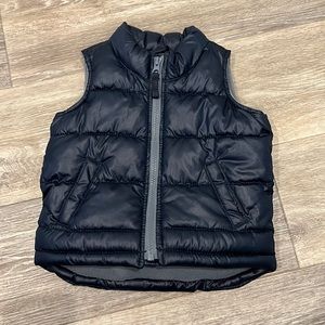 Old Navy Kids 12-18m puffer vest navy blue EUC